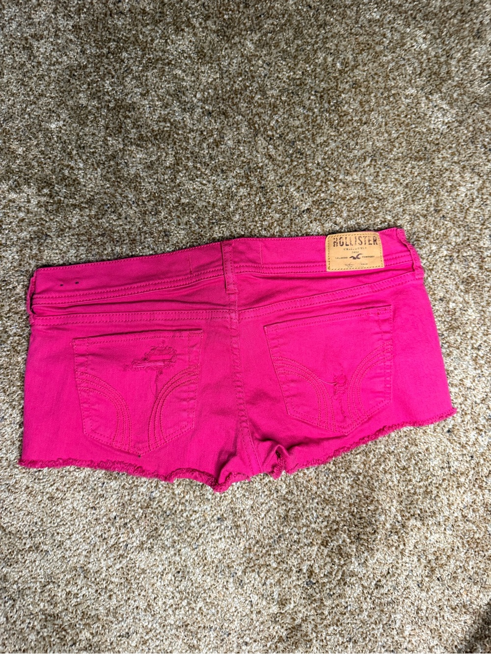Y2K Hollister Micro Mini Shorts Bundle (3 Pairs) Size 3 | Low Rise Cheeky Denim - Picture 6 of 8
